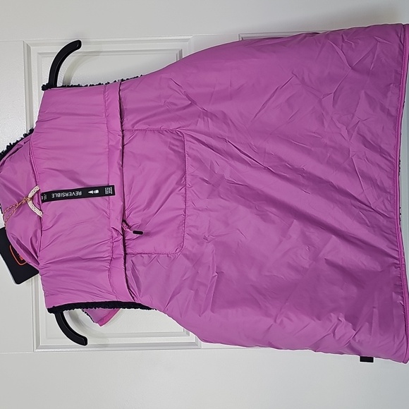 BASS OUTDOOR Womens Navy Reversible Sherpa Sleeveless Puffer Vest NWT $79 Sz M - Picture 5 of 5
